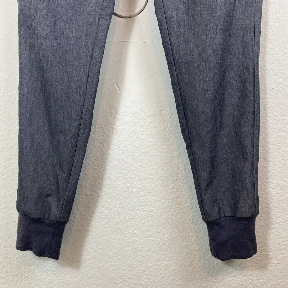 Figs Men's XSmall Tansen Jogger Scrub pants Gray Drawstring waistband Zipper Fly